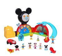 Just Play Disney Jr. Mickey Mouse Clubhouse 28 Inch Deluxe Game with 2 Exclusive Figures as a Gift, Lights and Sounds, 18 Pieces, Toy for Children from 3 Years