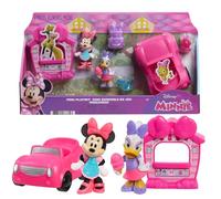 Just Play Disney Jr Minnie Mouse Mini Playset, 7 Piece with Figures and Vehicle