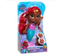 Just Play Disney Junior Atlantica Ariel Doll with Accessories, 5 Pieces, 24 cm Doll with Red Hair, Children's Toy from 3 Years