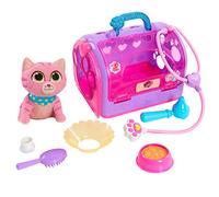 Just Play Disney Junior Doc McStuffins On-the-Go Pet Carrier and Accessories - Whispers, 5.5-inch Plushie, Kids Toys for Ages 3 Up