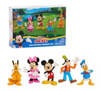 Just Play Disney Junior Mickey Mouse Collectible Figures Set, 5 Pack, 3 Inch Collectable Figures, Kids Toys Ages 3+