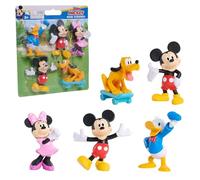 Just Play Disney Junior Mickey Mouse Mini Figures Pack of 5, 3.8-5.7 cm Collectible Figures, Kids Toys from 3 Years
