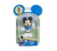 Just Play 38772 Disney Junior Mouse Movable Collectible Figure 1 Pack Soccer Mickey in Football Jersey 5 cm from 3 Years Multi-Coloured