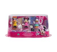 Just Play Disney Junior Minnie Mouse Movable Collectable Figures Pack of 5: Minnie Mouse, Daisy Duck, Figaro, Klarabella Cow, Snowpuff, from 3 Years, 89958, Multicoloured