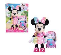 Just Play Disney Junior Minnie Mouse Wagon Lights and Sounds with Plush, Children's Toy from 3 Years