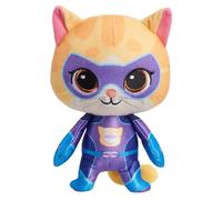 Just Play Disney Junior SuperKitties 7-inch Small Plush Stuffed Animal, Sparks, Kitten, Kids Toys for Ages 2 Up