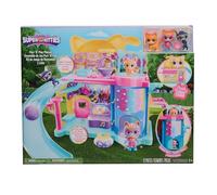 Just Play Disney Junior SuperKitties Purr ‘N’ Play Playset and Figures, 12-pieces, Lights and Sounds, Kids Toys for Ages 3 Up