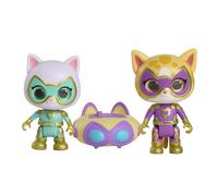 Just Play Disney Junior SuperKitties Su-Purr Charged Bitsy and Sparks Figure Set, Kids Toys for Ages 3 Up
