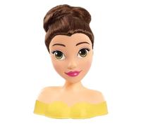 Just Play Disney Princess Belle Mini Hairdressing Head 14 cm with Hair Brush for Styling Fun, from 3 Years