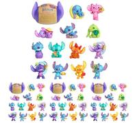 Just Play Disney Stitch Outta This World Collectible Mini Figure Capsule, 5 cm Figurine, Blind Box, Toy for Collectors, Fans, Girls, Boys, Kids, Ages 3 and Up (Pack of 4)