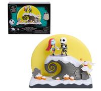 Just Play Disney Tim Burton’s The Nightmare Before Christmas “Simply Meant to Be” Display, Jack Skellington and Sally Collectible Figurines, Kids Toys for Ages 3 Up