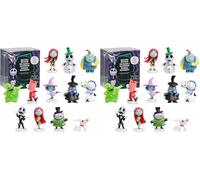 Just Play Disney Tim Burton's The Nightmare Before Christmas Collectible Figure, 9 cm Figurines, Toy for Fans, Boys, Girls, Kids, Ages 3 and Up (Pack of 2)