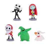 Just Play Disney Tim Burton's The Nightmare Before Christmas Collectible Figure Set, Kids Toys for Ages 3 Up