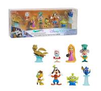 Just Play Disney100 Years of Laughter Celebration Collection Limited Edition 8-Piece Figure Pack, Kids Toys for Ages 3 Up