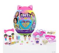 Just Play EK World BFF Egg Surprise with Accessories, Kitty-Shaped Egg Capsule, Includes Over 20 Surprises