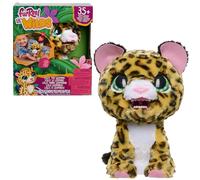 Just Play furReal Lil Wilds Lolly the Leopard Interactive 8-inch Plush Stuffed Animal with Over 35 Sounds and Reactions, 6-pieces, Kids Toys for Ages 4 Up