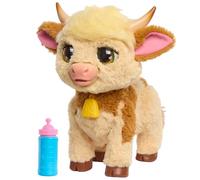 Just Play furReal Maggie the Feed & Follow Cow, 11 Inch Interactive Highland Mini Cow, for Boys and Girls, Ages 4 and Up