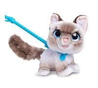Just Play furReal Wag-A-Lots Kitty Interactive Toy, 8-inch Walking Plush Cat with Sounds, Soft Plushie, Kids Toys for Ages 4 Up