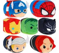 Just Play Mini Tsum Tsum - Marvelous Avengers 2.5" Plush, Set of 3, Random Characters