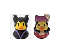 Just Play Rubber Duck Duckalooz 2 Pack - Maleficent & Captain Hook Villains - Bath Toys