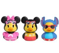 Just Play Rubber Duck Duckalooz 3-Pack Summer Time Set [Mickey & Minnie Mouse & Stitch]