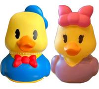 Just Play Rubber Ducks - Duckalooz, Donald and Daisy Duck, Bath Toys