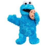 Just Play Sesame Street 13.5-inch Nom Nom Cookie Monster Plush with Sounds and Motion, Blue, Kids Toys for Ages 18 Month