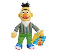 Just Play Sesame Street Friends 8-inch Bert Sustainable Plush Stuffed Toy, Kids Toys for Ages 2 Up