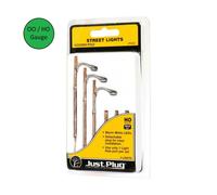 Just Plug Lighting System, Lamps, LED, Wire, Street Lights Woodland Scenics OO N
