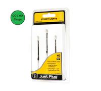 Just Plug Lighting System Lamps LED Wire Street Lights Woodland Scenics OO N O