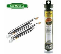 Just Plug Lighting System Lamps LED Wire Street Lights Woodland Scenics OO N O