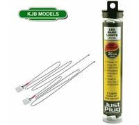 Just Plug Lighting System Lamps LED Wire Street Lights Woodland Scenics OO N O
