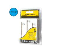 Just Plug Lighting System Lamps LED Wire Street Lights Woodland Scenics OO N O