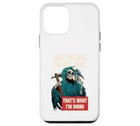 Just Pretend I’m Not Here Fun Grim Reaper Dark Humour Coffee Case for iPhone 12 mini