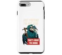 Just Pretend I’m Not Here Fun Grim Reaper Dark Humour Coffee Case for iPhone 7 Plus/8 Plus