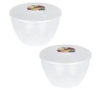 Just Pudding Basins Limited Multipack Clear 4 Pint - 2.27Lt Basin (2 Pack)