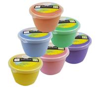 Just Pudding Basins Small Single Portion Steam Pudding Bowls With Lids 6 Colour Rainbow Collection - 0.25Pt - 6Pk