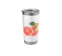 Just Really Like Grapefruit Grape Fruit Pink Citrus Stainless Steel Insulated Tumbler