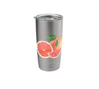 Just Really Like Grapefruit Grape Fruit Pink Citrus Stainless Steel Insulated Tumbler