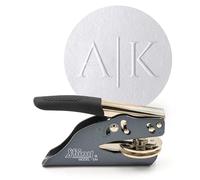 JUST REFINE® Personlised Embossing Stamp with Customisable Initials - Various Motifs (Palace)