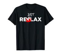 just relax cute coffee cat relaxing for men and women T-Shirt