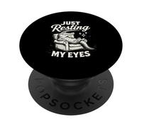 Just Resting My Eyes Alligator Napping Design PopSockets Adhesive PopGrip