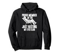 Just Resting My Eyes Club Funny Dad Grandpa Napping Pullover Hoodie
