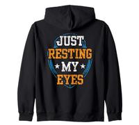 Just Resting My Eyes Father Father's Day Dad Daddy Zip Hoodie