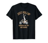 Just Rollin’: Bunny Off Road Motocross Art for Men and Women T-Shirt