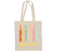 Just See Yourself Chilling On The Beach Natural Cotton Tote Bag White