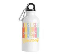 Just See Yourself Chilling On The Beach Tourist Water Bottle White