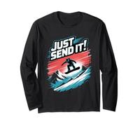 Just Send It! Snowboarding Long Sleeve T-Shirt