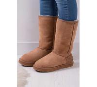Just Sheepskin Chestnut Ladies Tall Classic Sheepskin Boots Chestnut