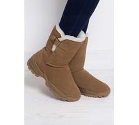 Just Sheepskin Ladies Chestnut Berkshire Sheepskin Mid Boots Chestnut